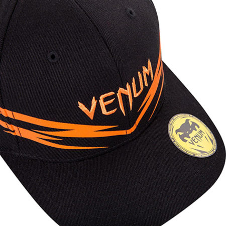 Venum - Casquette Fitted Sharp 2 Noir Orange