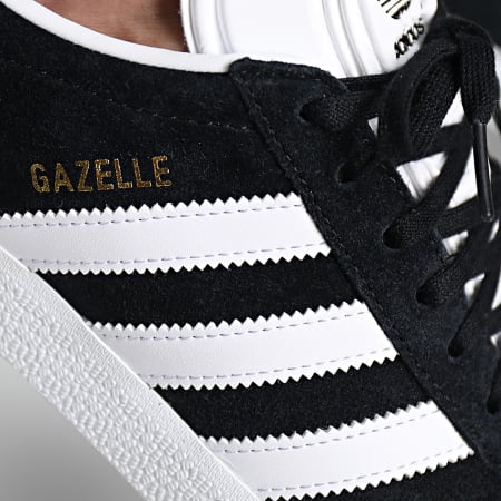Adidas Originals - Baskets Gazelle BB5476 Core Black White Gold Metallic