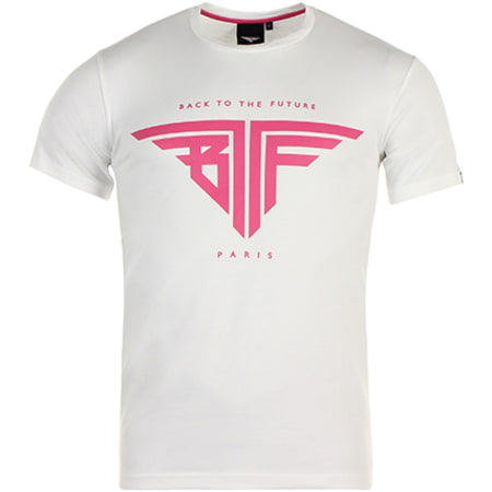 BTTF - Tee Shirt Summer Blanc Rose