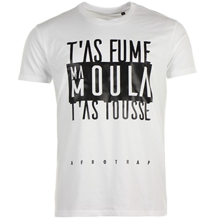 Music Nation - Tee Shirt Fumé Toussé Blanc