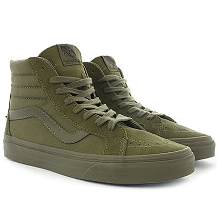 vans montante kaki vans montante kaki
