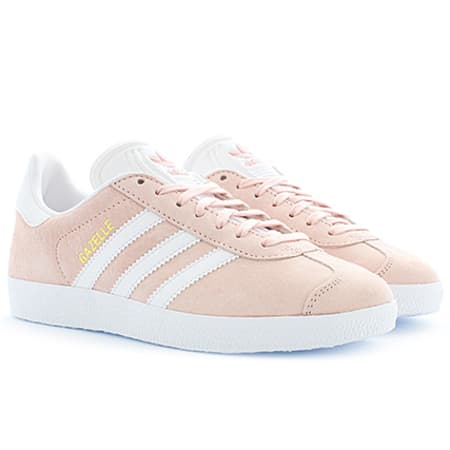 Adidas Originals - Baskets Femme Gazelle BB5472 Vapour Pink White Gold Metallic