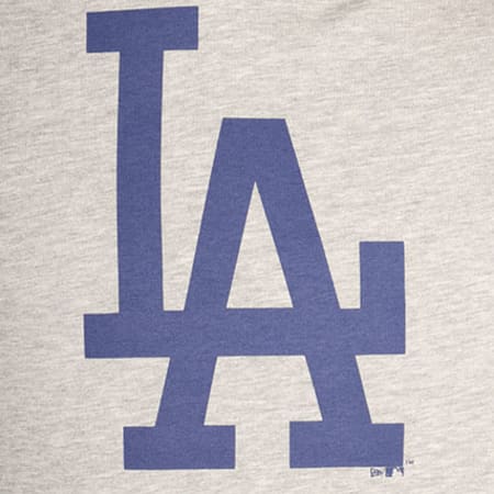 New Era - Sweat Capuche PO Los Angeles Dodgers Gris Chiné