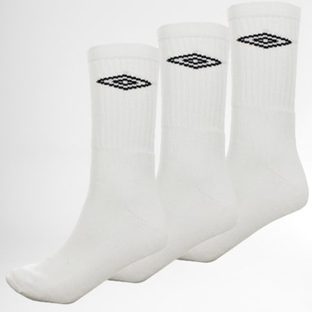 Umbro - Confezione da 3 paia di calzini sportivi 527440 bianco