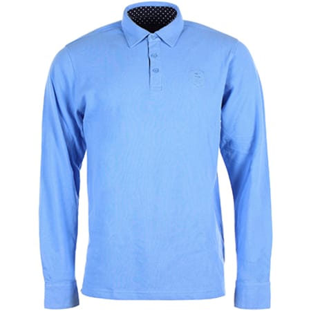 Biaggio Jeans - Polo Manches Longues Berenel Bleu Clair