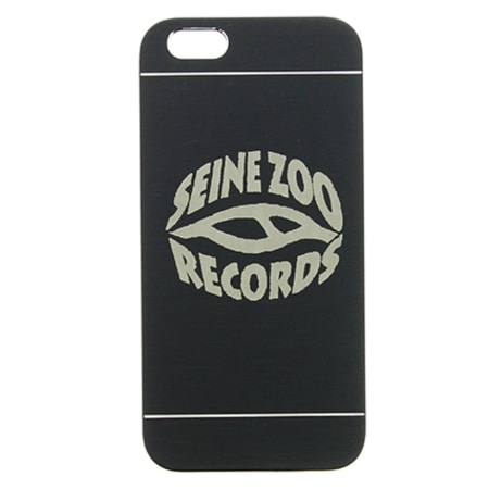Seine Zoo - Coque Téléphone Iphone 4-4S Records Noir