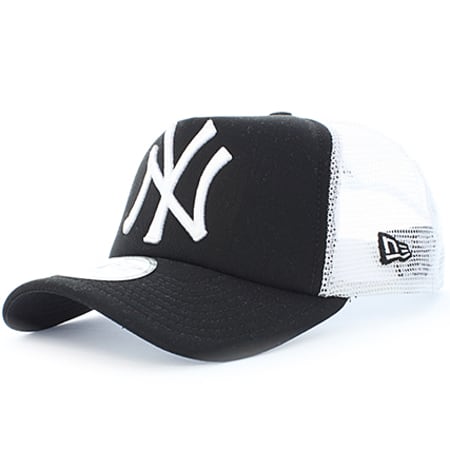 New Era - Casquette Trucker New York Yankees Noir Blanc