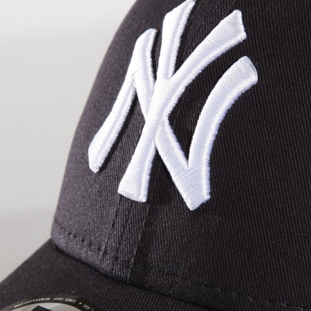 New Era - Gorra de béisbol 940 League Basic New York Yankees Azul Marino Blanco
