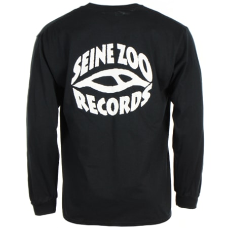 Seine Zoo - Tee Shirt Manches Longues Seine Zoo Records Noir
