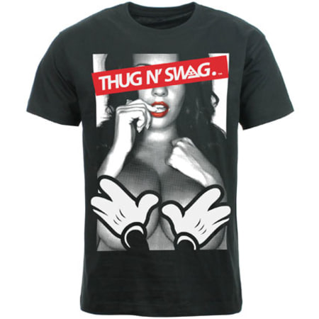 Thug N Swag - Tee Shirt Girl Noir