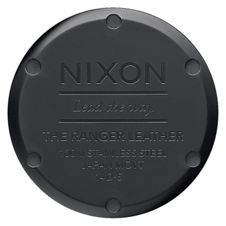 Nixon - Montre Ranger Leather Noir