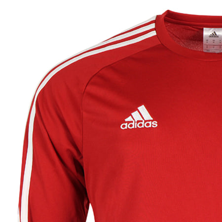 Adidas Sportswear - Tee Shirt Manches Longues Estro 15 Jersey AA3727 Rouge