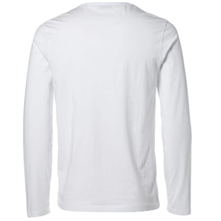 Selected - Tee Shirt Manches Longues Pima Florence Blanc