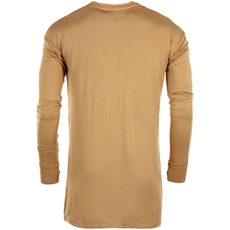 Sixth June - Tee Shirt Manches Longues Oversize M1897CTL Camel