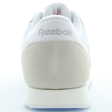 Reebok - Baskets Classic Nylon 6394 White Light Grey