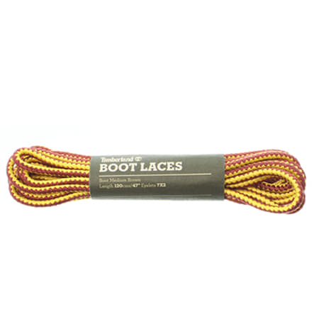 Timberland - Lacets Boots Laces Jaune Rouge