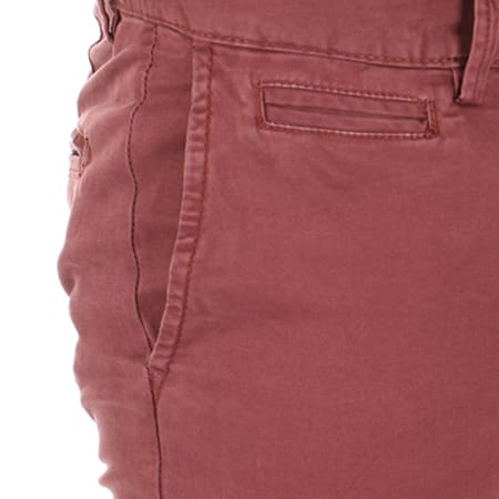 Crossby - Pantalon Chino Stretch 10478 Rouge Brique