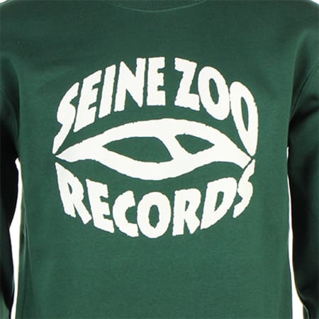 Seine Zoo - Sweat Crewneck Seine Zoo Records Vert