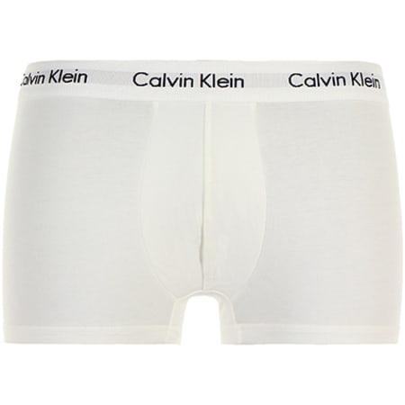 Calvin Klein - Lot De 3 Boxers Low Rise U2664G Blanc