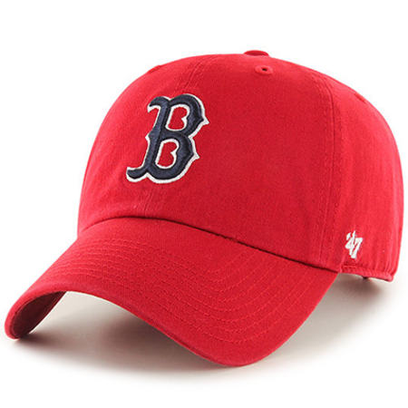 '47 Brand - Casquette 47 Clean Up Boston Red Sox Rouge