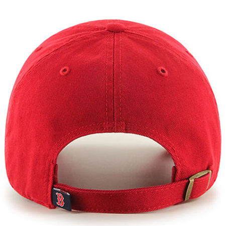'47 Brand - Casquette 47 Clean Up Boston Red Sox Rouge