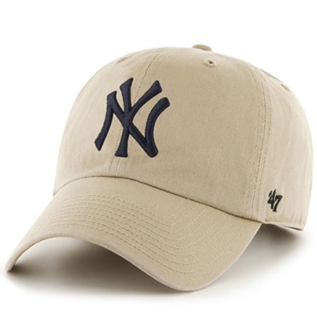 '47 Brand - Casquette Clean Up New York Yankees Kaki