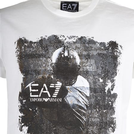 EA7 Emporio Armani - Tee Shirt Enfant 6XBT53 BJ30Z Blanc