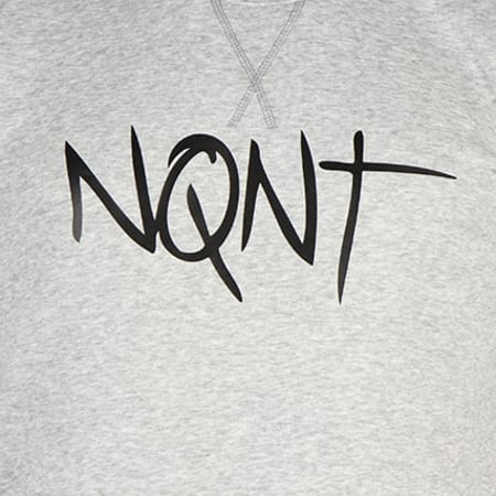 NQNT - Sweat Crewneck NQNT Gris Chiné