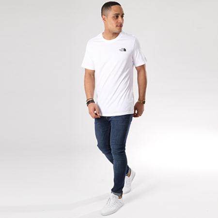 The North Face - Camiseta Simple Dome Blanca