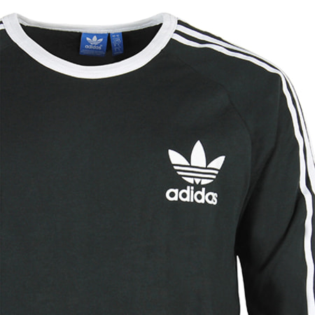 Adidas Originals - Tee Shirt Manches Longues Oversize ADC Fashion Noir Blanc