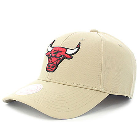Mitchell and Ness - Casquette Chicago Bulls Low Pro Beige