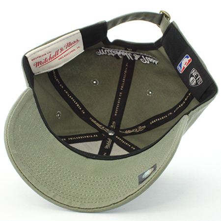 Mitchell and Ness - Casquette Brooklyn Nets Low Pro Vert Olive