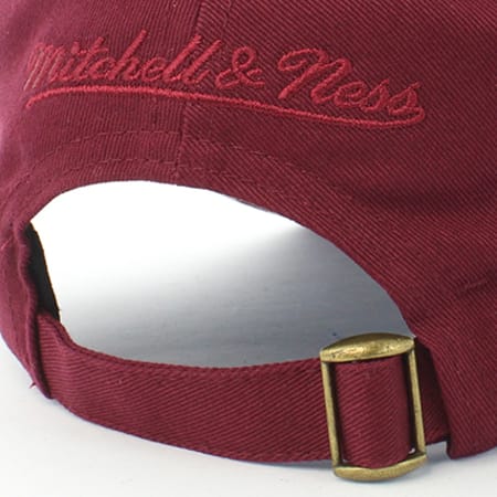 Mitchell and Ness - Casquette Low Pro Bordeaux 