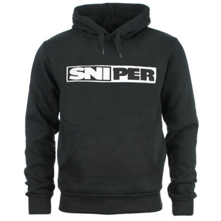 Sniper - Sweat Capuche Logo Noir
