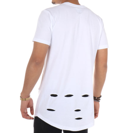 LBO - Tee Shirt Oversize Destroy 20 Blanc