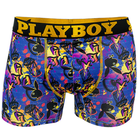 Playboy - Boxer 40H042 Tag Bleu Marine