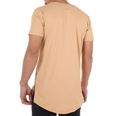 LBO - Tee Shirt Oversize Zip 53 Camel