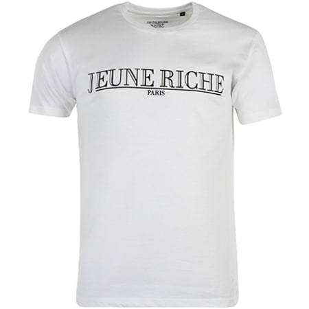 Jeune Riche - Tee Shirt Blanc Noir