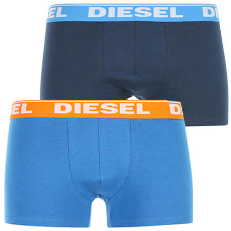 Diesel - Lot De 2 Boxers Fresh And Bright 00S9DZ-0GAFM Bleu Marine Bleu Turquoise