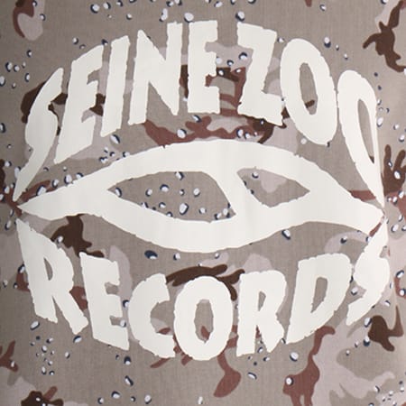Seine Zoo - Sweat Crewneck Seine Zoo Records Camouflage Gris