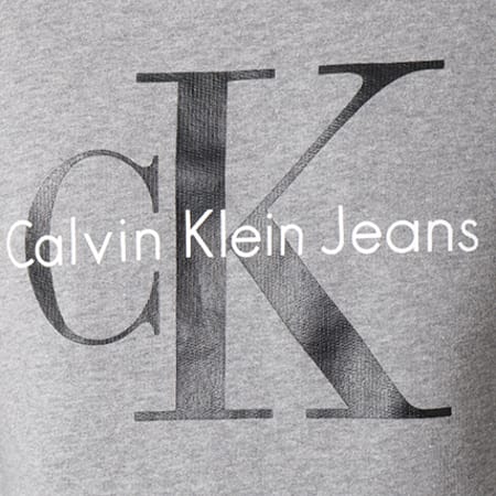 Calvin Klein - Sweat Crewneck J3IJ302252 Gris Chiné
