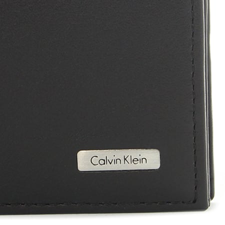 Calvin Klein - Portefeuille Rail Mini 6CC Coin K50K500694 Noir