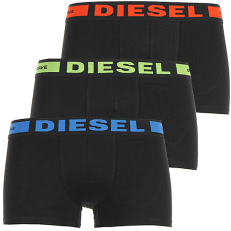 Diesel - Lot De 3 Boxers Seasonal Edition 00CKY3-0BAOF Noir Bleu Vert Rouge