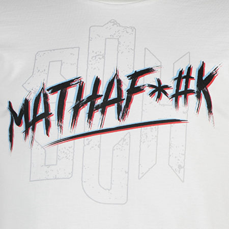 SCH - Tee Shirt Mathafack Blanc