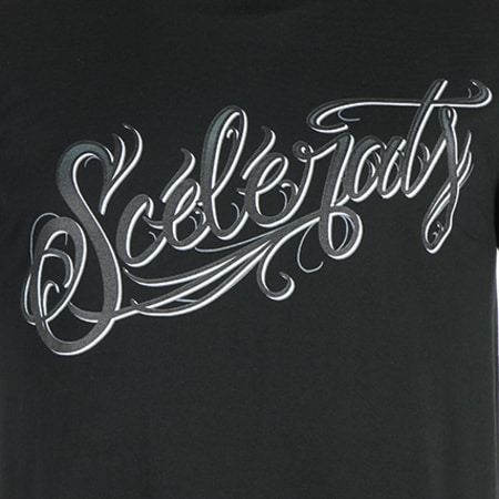 SCH - Tee Shirt Scélérats Typo Noir