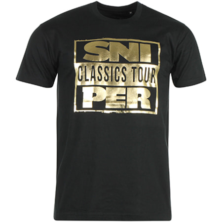 Sniper - Tee Shirt Classic Tour Noir Doré