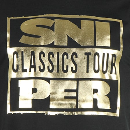 Sniper - Tee Shirt Classic Tour Noir Doré