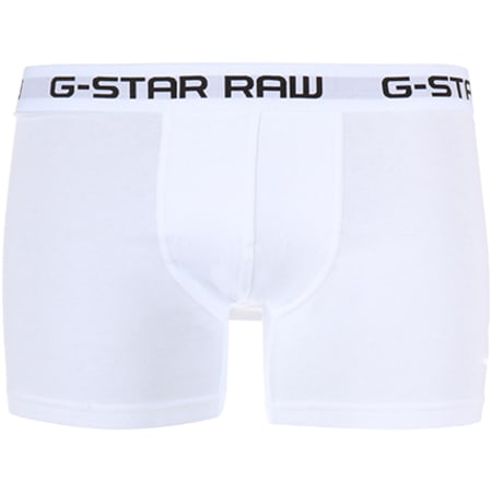 G-Star - Set di 3 boxer a vita bassa nero bianco grigio erica