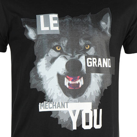 Mister You - Tee Shirt Le Grand Mechant You Noir