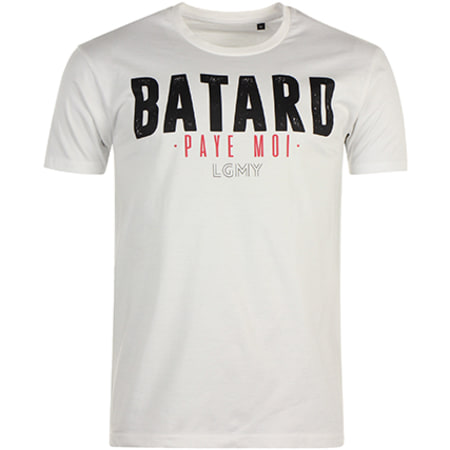 Mister You - Tee Shirt Batard Blanc